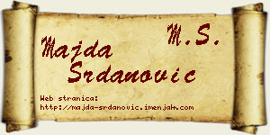 Majda Srdanović vizit kartica